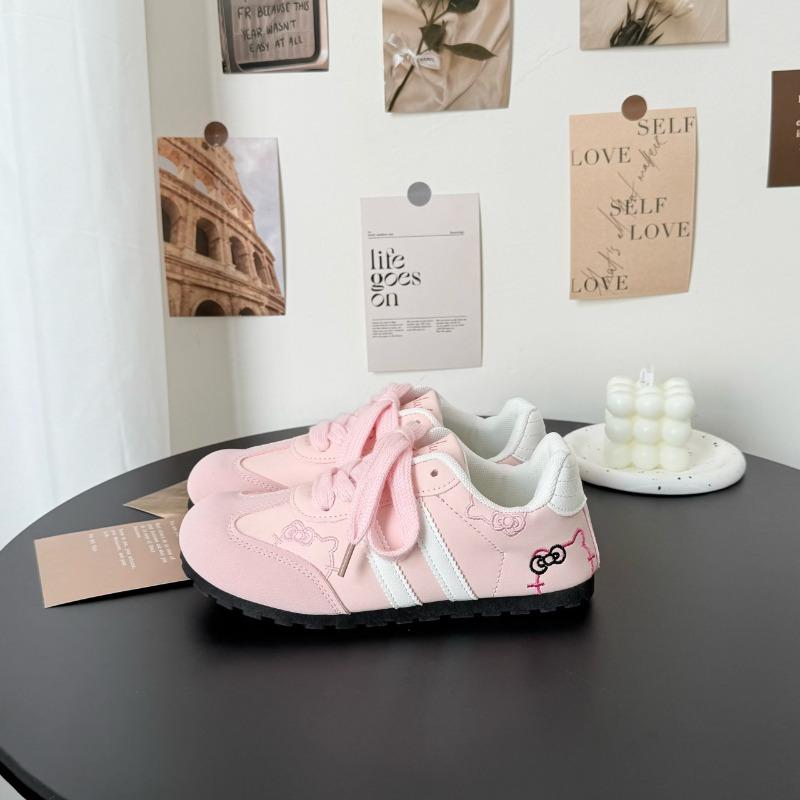 Autumn cute fashion sweet flat casual shoes dopamine breathable versatile women
