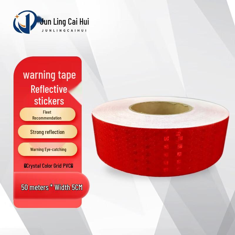 High Visibility Reflective Safety Warning Tape 50m x 5cm