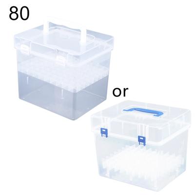 Caja Contenedora Transparente para Marcadores, Bandeja para Manualidades Artísticas, Organizador de Escritorio de Oficina, Suministro de Estudio para el Hogar, la Escuela y Estudiantes