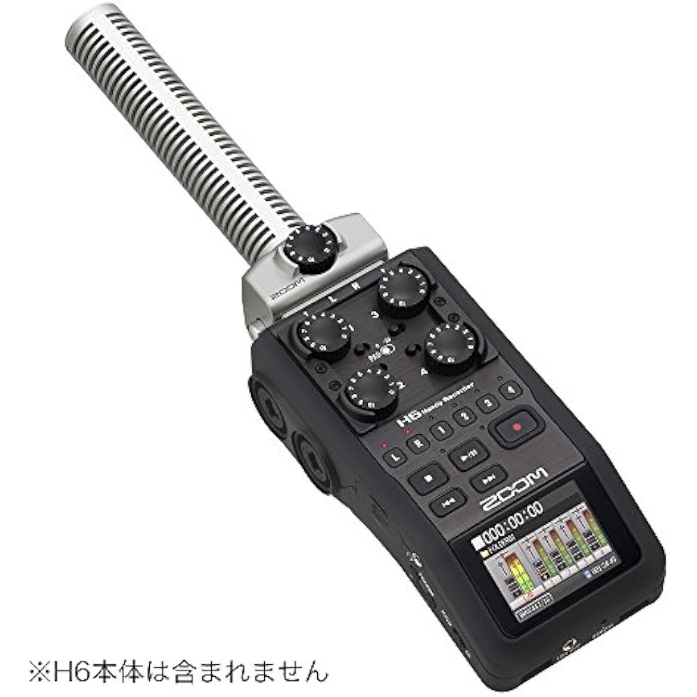 ZOOM Super Directional Shotgun Microphone SGH-6 H5 H6 H8 Q8n-4k F1 F4 F8n Compatible Mono Microph...