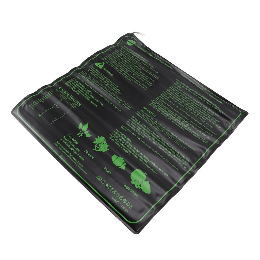 Seedling Heating Mat 6 Gear Temperature Adjustable Waterproof Plant Germination Starting Pad for