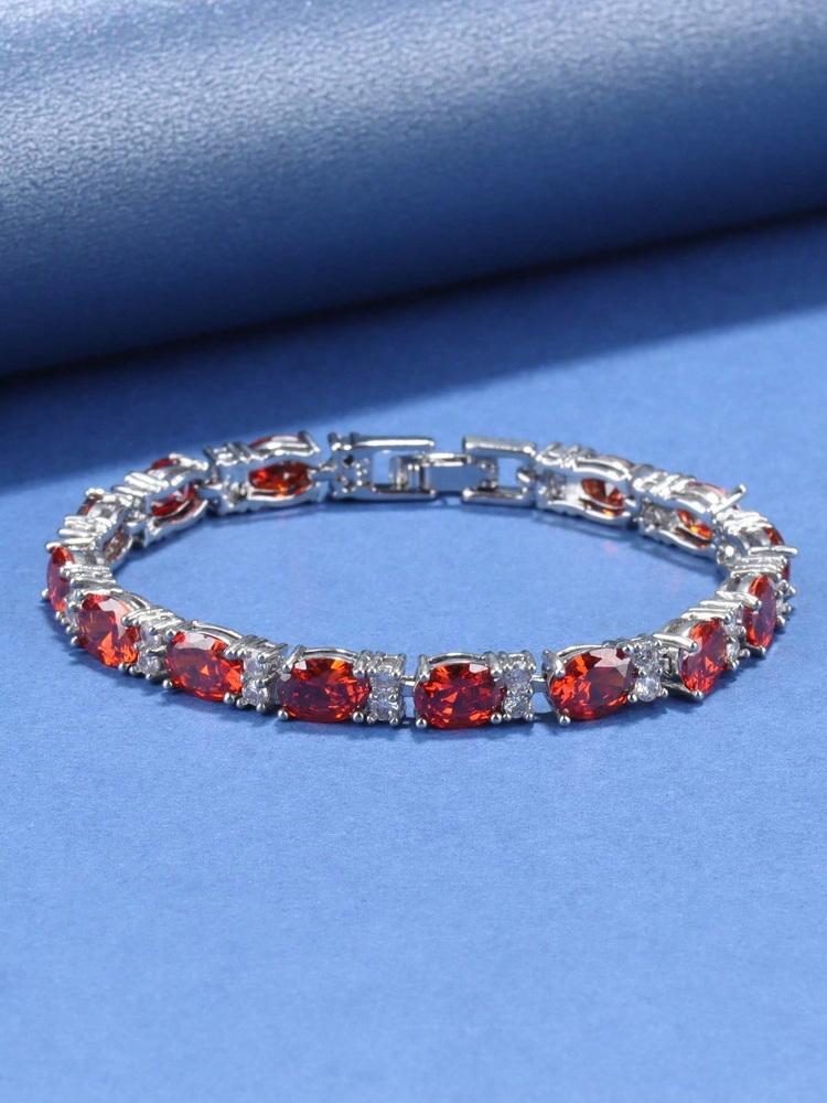 13-Colors   Luxury Bracelet Colorful Zircon Accessories Fine Jewelry For Woman Wedding-Party Gift