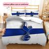 Tottenham Hotspur Football Club Pattern Bedding Quilt Set  Home Decoration  Gift (1 * duvet cover + 2 * pillowcase  without core)