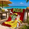 The Masked Green Man Beach Towel Microfiber Beach Towel, Lightweight and Quick-Dry, for Summer Travel, Swimming Pool Fan Birthday Gift