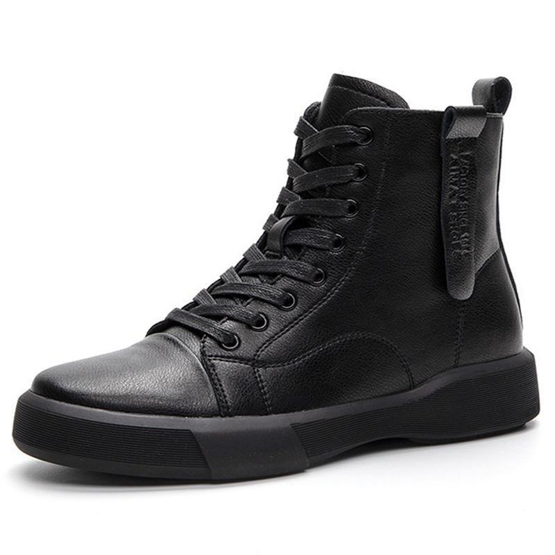 Women Genuine Leather Short Boots Office