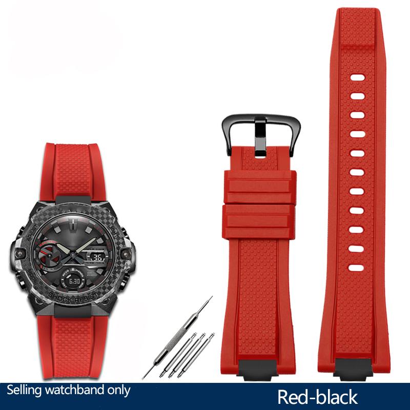 New High Quality Modified Rubber Watchband For C-asio G-SHOCK GST-B400 GST-B400BD/AD Waterproof Sports Silicone Watch Band Strap