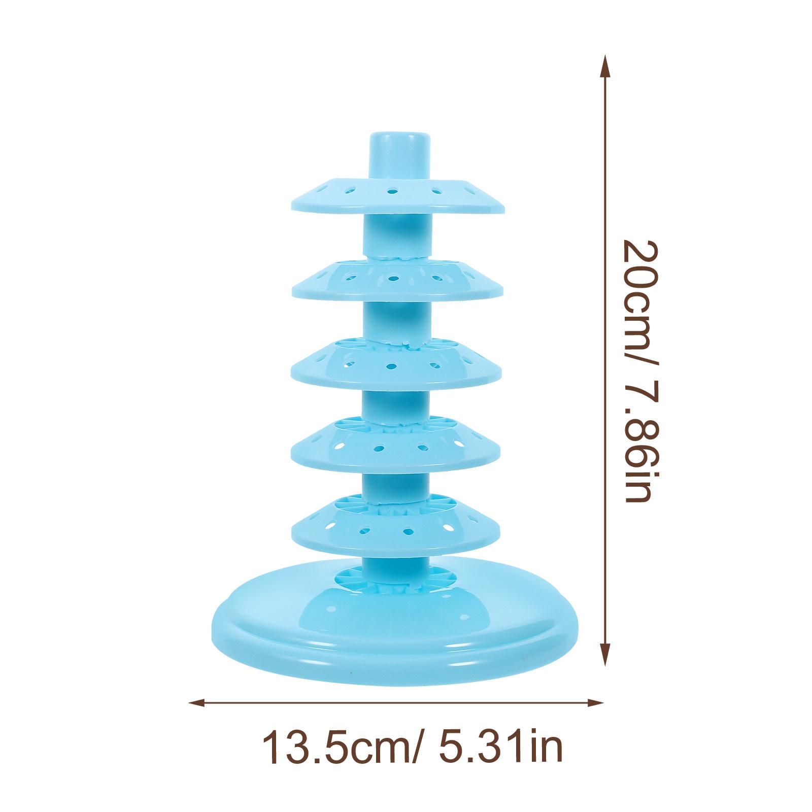 Cake Pops Stand Multiple Holes Lollipop Holder Display Rack Multi-Layer Tabletop Lollipop Stand Candy Rack синий