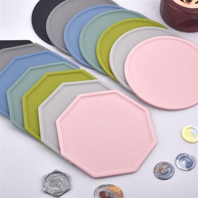 Silikon Siegelwachsbrett Unterlage Wachssiegel Feuerlackform Malerei Unterlage für DIY Hochzeit Geburtstagsfeier Geschenke Siegelwachspads