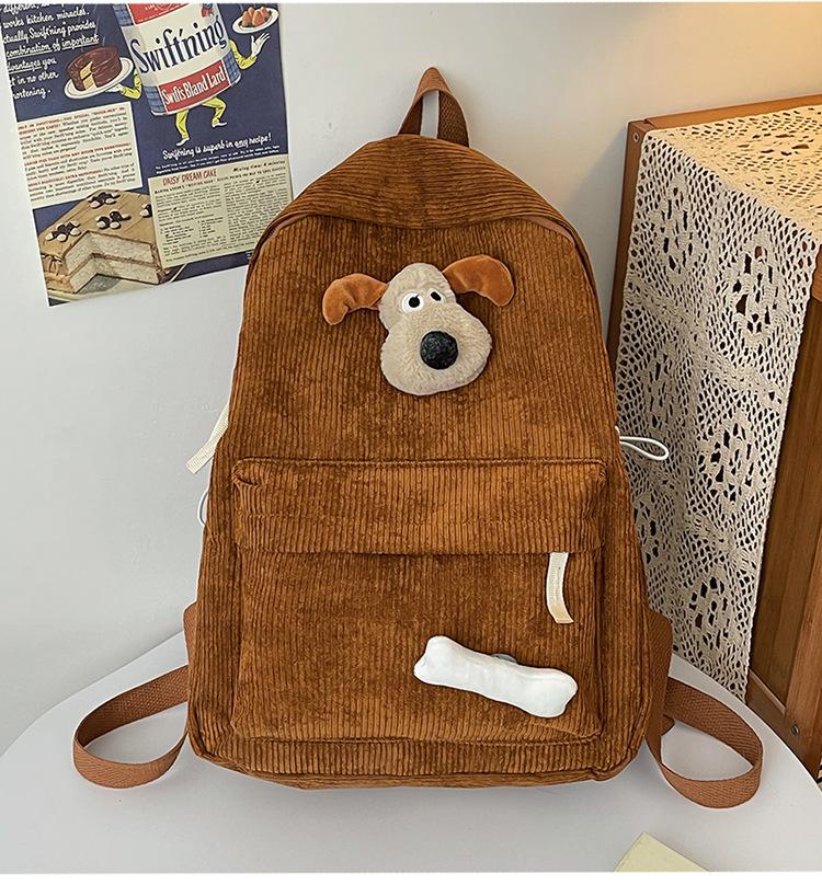Schoolbag Simple junior high school schoolbag Female college student American retro niche ins Mori backpack Small casual backpack
