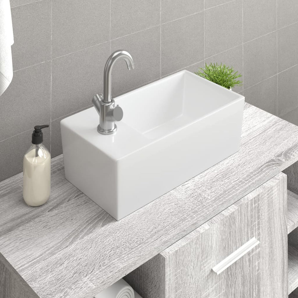 Lavabo  48x25x15 cm céramique