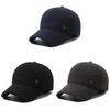 Warm Solid Color Baseball Cap With Ear Protection For Elderly Men In Winter
