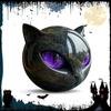 Halloween Black Cat Sculpture Black Cat Statue Artwork Black Cat Figurine Elegant Home Decor Gifts for Cat Lovers Women Men
