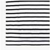 SainT James Unisex ShorT Sleeve T shirT Marine Neige Noir Modern sTripe