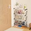 Ultra Thin Shoe Rack, Multi-Layer Household Small Narrow Doorway, Simple Sloping Shoe Storage Rack, Shoe Rack Behind The Door