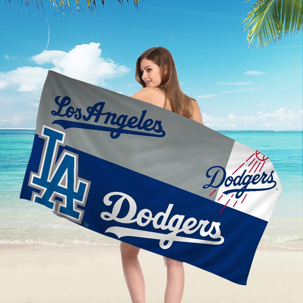 L-a D-Dodgers Baseball Team Big Microfiber Beach Towels Quick Dry Towel Sand Beach Towels Pool Towel for Travel Swim Pool Yoga W40*H60(CM)