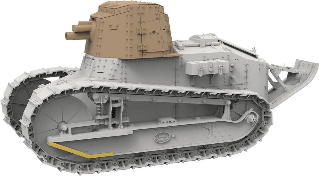 GSI Creos Monmodel Französische FT 75 BS Kanone Plastikmodell MTS059 1/35 Selbstfahrend (Panzer)