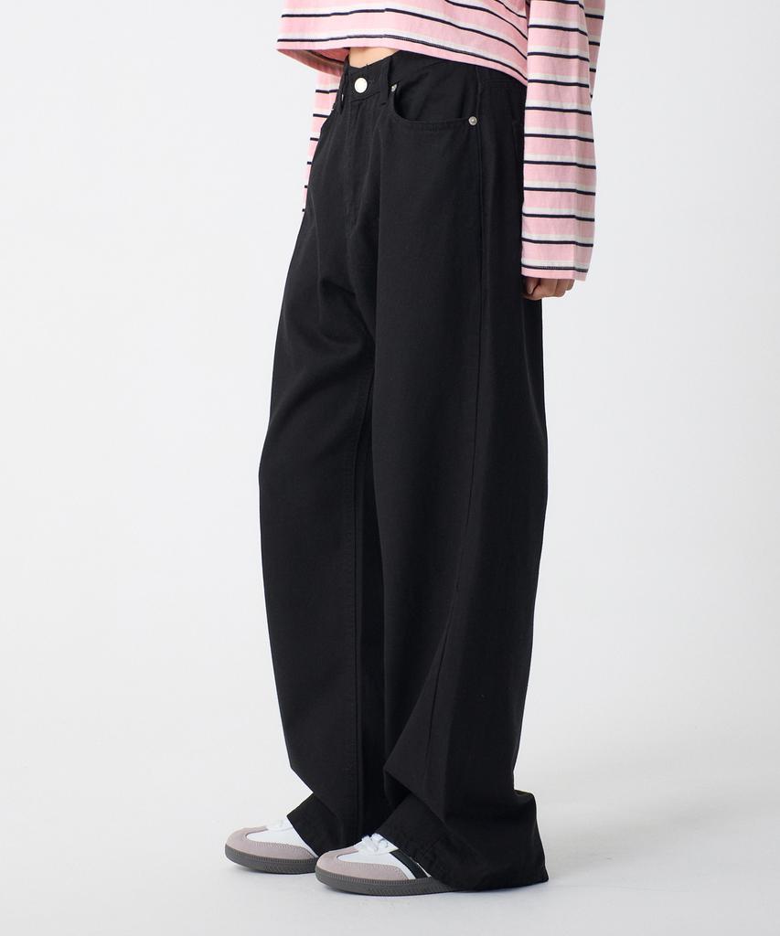 UNKNOWN PLANET Daily Cotton Pants Black