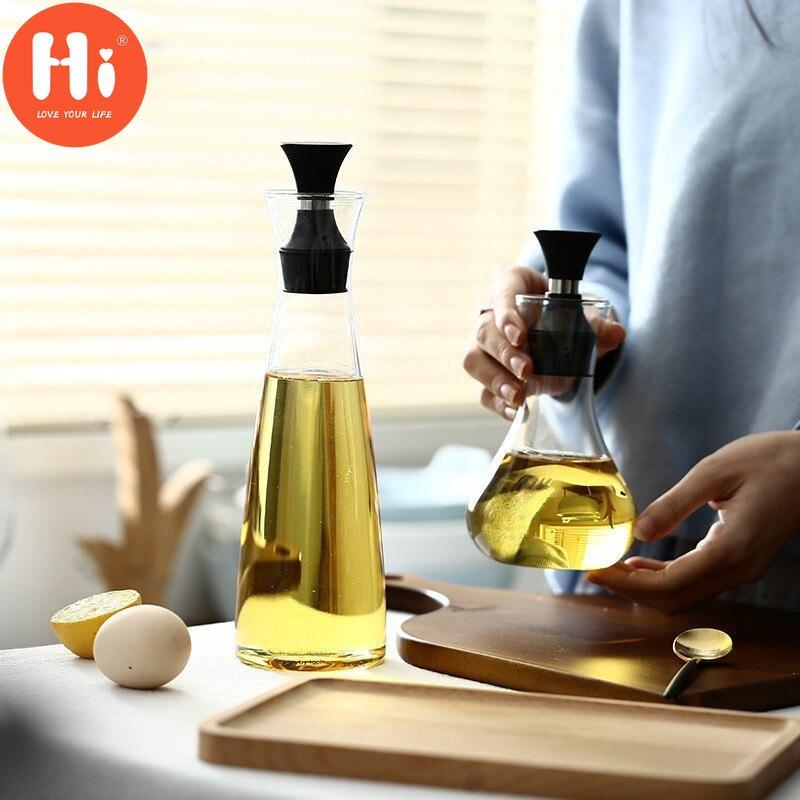 Hi Nordic, creativ, sticlă rezistentă la scurgeri, sticlă de ulei de măsline, vin, condimente, sos, sticlă de depozitare, organizator de instrumente de gătit