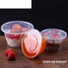 Disposable Round Plastic Food Containers with Lids