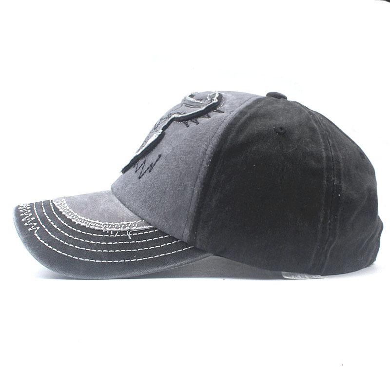 New Washed Cotton Baseball Cap For Men Embroidery Vintage Bull Women Snapback Caps Hats For Men Casquette Sport Hombre Cap