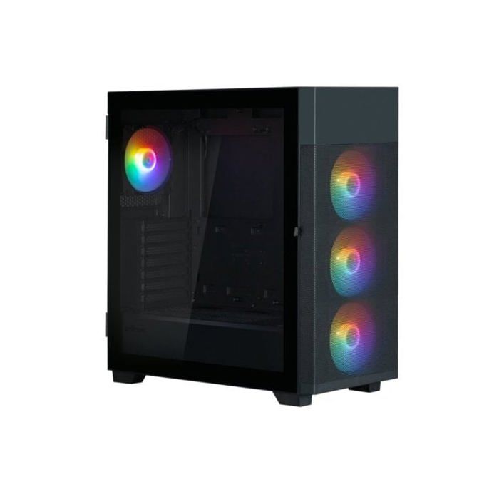 Caja Zalman S5 Neo Atx 4xvent 120mm Argb 2xusb 3.0 Negro Sin Fuente