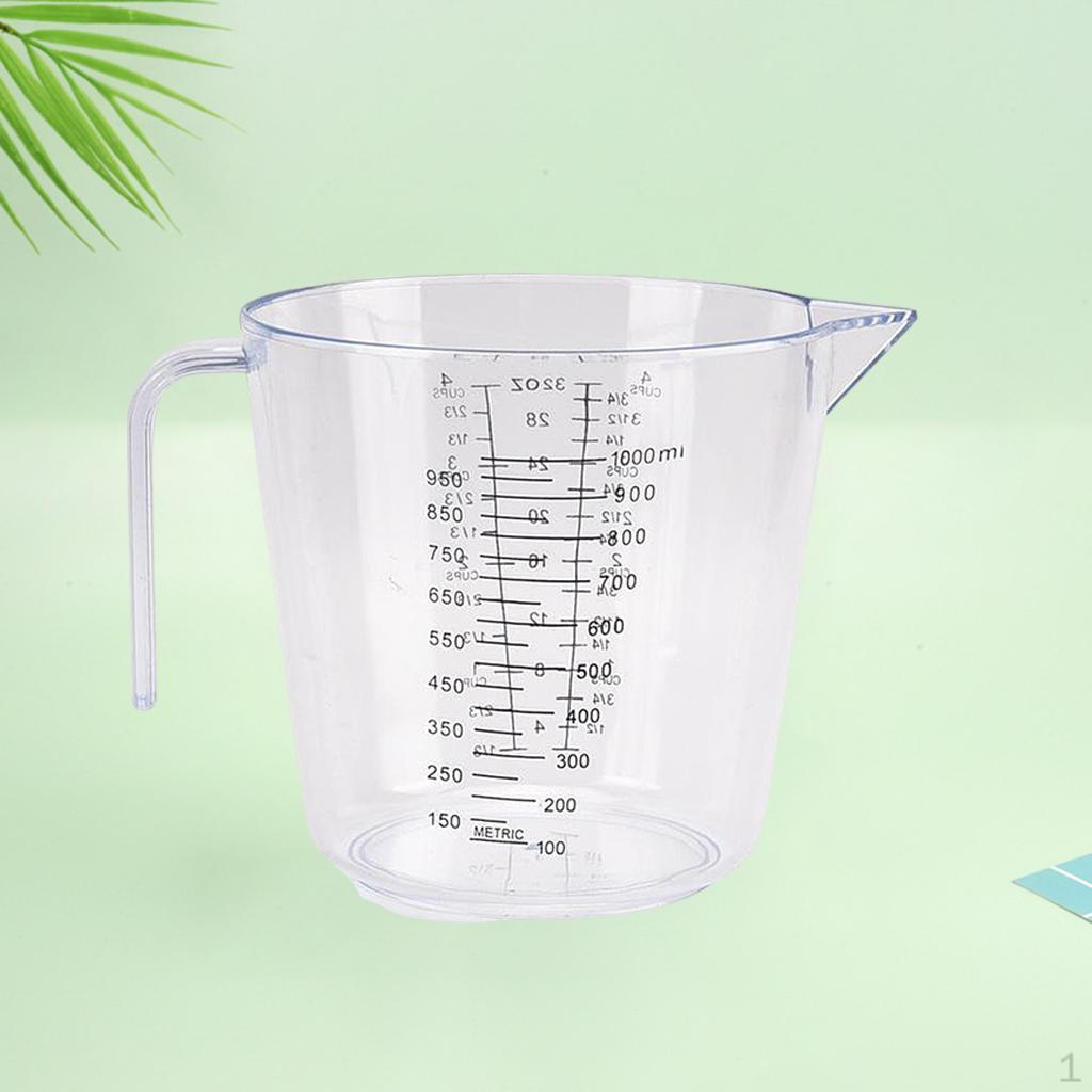 Measuring Cup Jug with Spout for Milk Liquid Measuring, Kitchen Baking Cooking Untensil