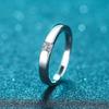 Minimalist Engagement Ring VVS Diamond Moissanite Ring With Certificate 925 Sterling Silver Ring Wedding Jewelry