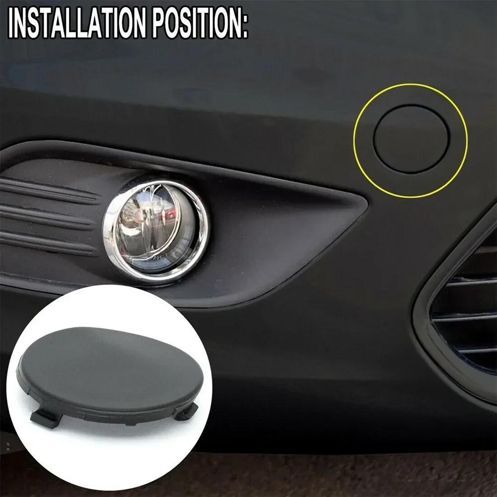 Automatisk Svart Främre Bumper Dragkroksskydd Hål Dragögonskydd 8M5117A989AB För Ford Focus MK2 2008 – 2011 Sedan 1521645 Biltillbehör