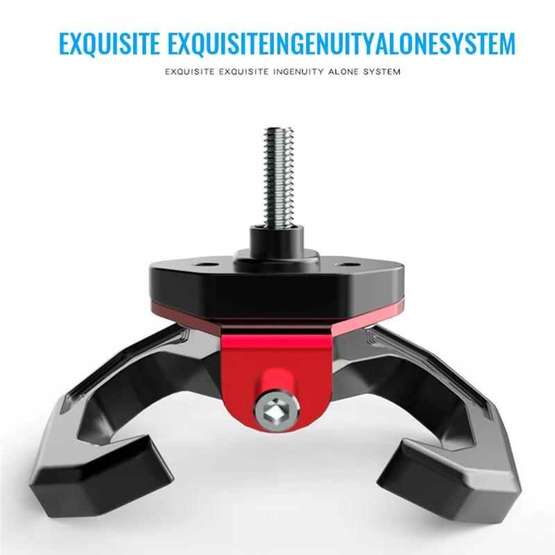 Motorcycle Luggage Helmet Double Hook Mount Aluminum Alloy Motorbike Scooter Helmet Holder Bag Hook Hanger With Screw Universal