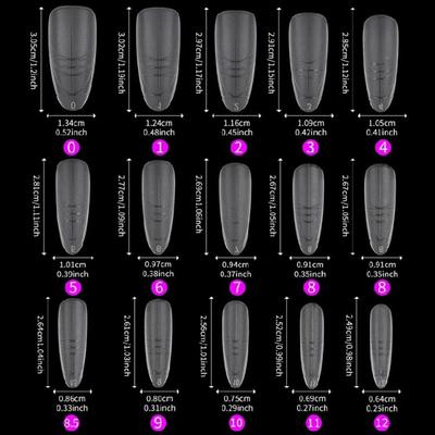 Professional Matte Press On Nail 240 Pcs Short Ladder Long Oval Optional Size Markers ABS Nail Art For Office Occasions
