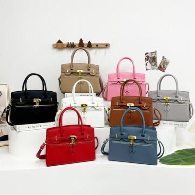 Litchi Pattern Light Luxury Large Capacity High Quality Soft Durable Fashion Exquisite Lightweight Commuter Outdoor Beach Crossbody Bag Shoulder Bag