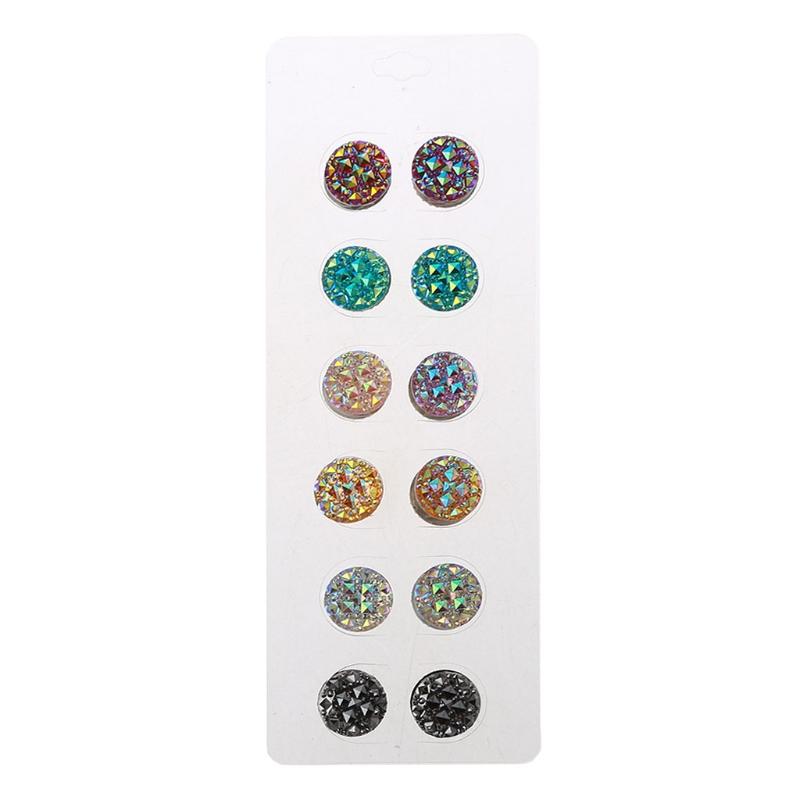 Exquisite Muslim Lapel Pin Multifunction Brooches 12x/Set Hijab Pins Safety Pin Strong Magnet Buckle Collar Clip Jewelry