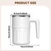 Selbstrührende Kaffeetasse Becher Automatische Wiederverwendbare Milchmischbecher für Büro