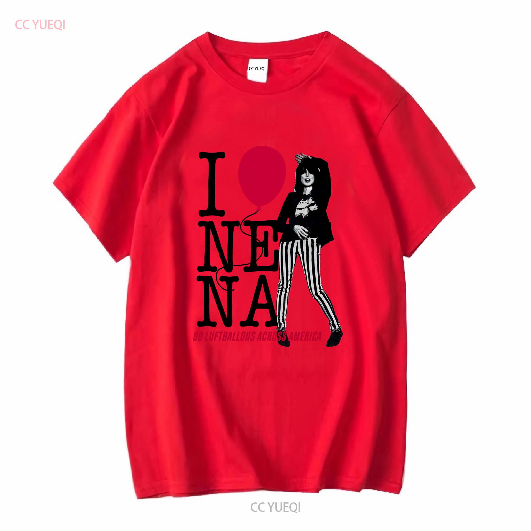 

NENA 99 Luftballons Across American Tour T Shirt Small long or short sleeves vintage Washed Casual fashion Soft Unisex graphic XL