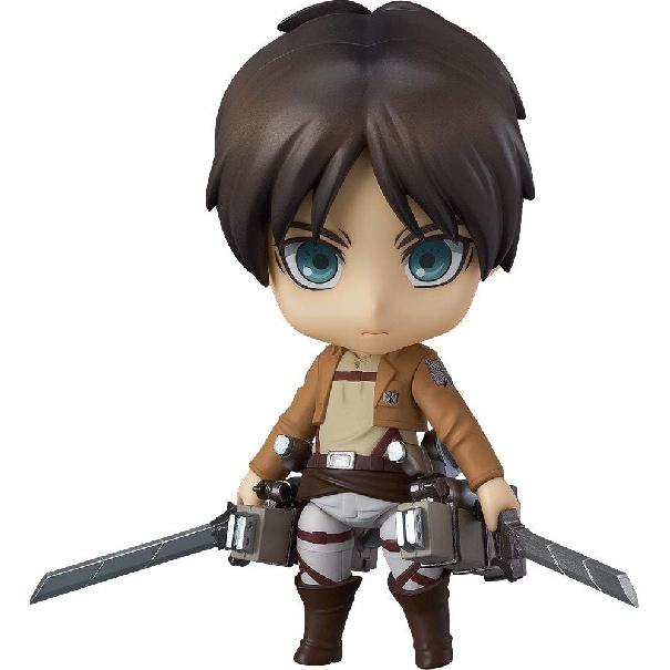 Good Smile Attack On Titan: Eren Yeager Nendoroid Action Figure, Multicolor