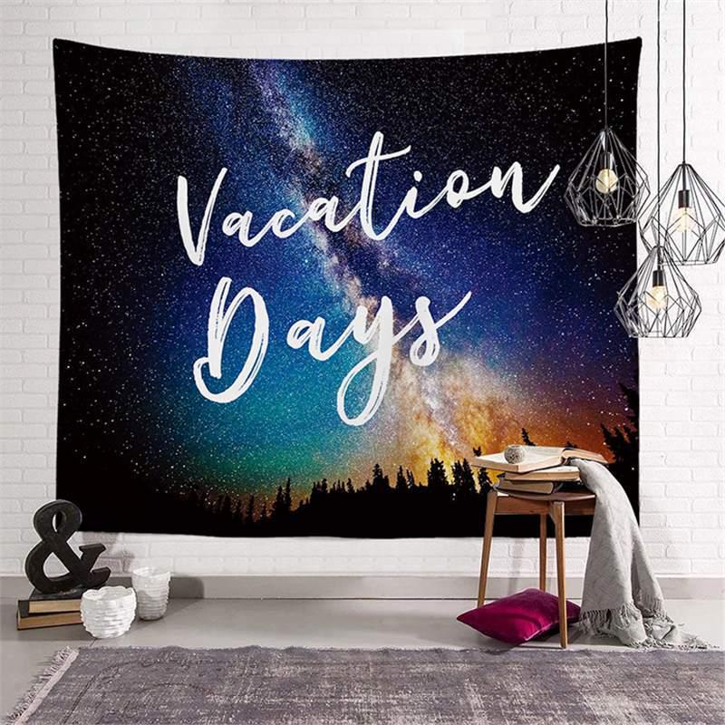 Flamingo Decorative Tapestry: Summer Series Landscape Wall Hanging