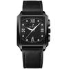 2023 New Square Steel Band Simple Sports Outdoor Men's Watch Calendar Quartz Watch for Men Waterproof BINBOND Wristwatches Male