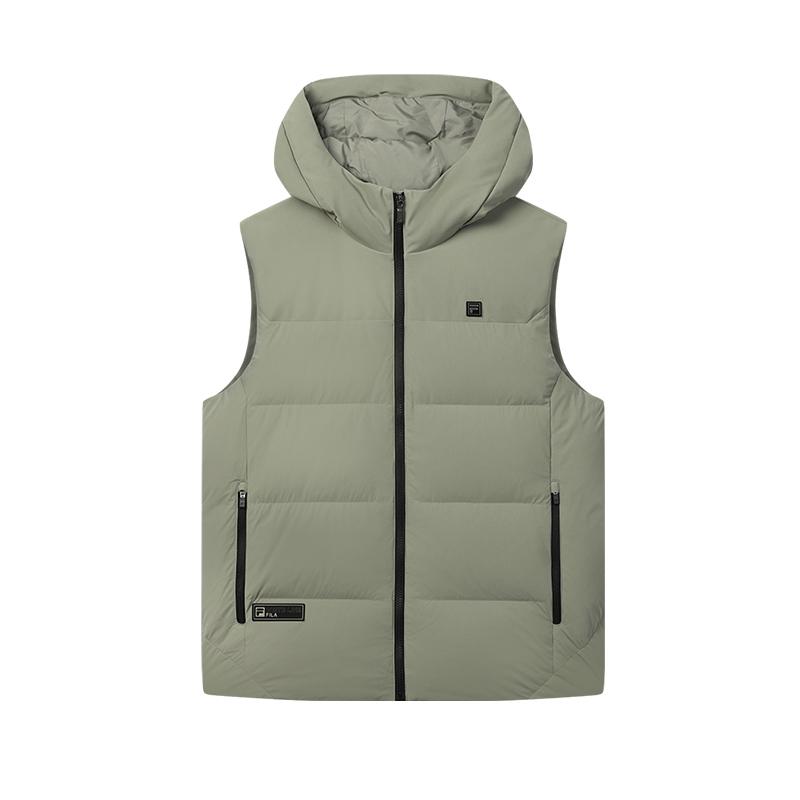 New FILA Vest Men's Pea Puree Green F11M443912FGN
