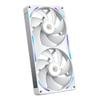 Ventoinha RGB para Gabinete de PC NZXT F280X White, 280mm, Quadro Único, RF-U28PN-W1 FN2655