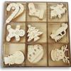 Wooden Christmas Hanging Ornament Rustic Unfinished Wood Blank