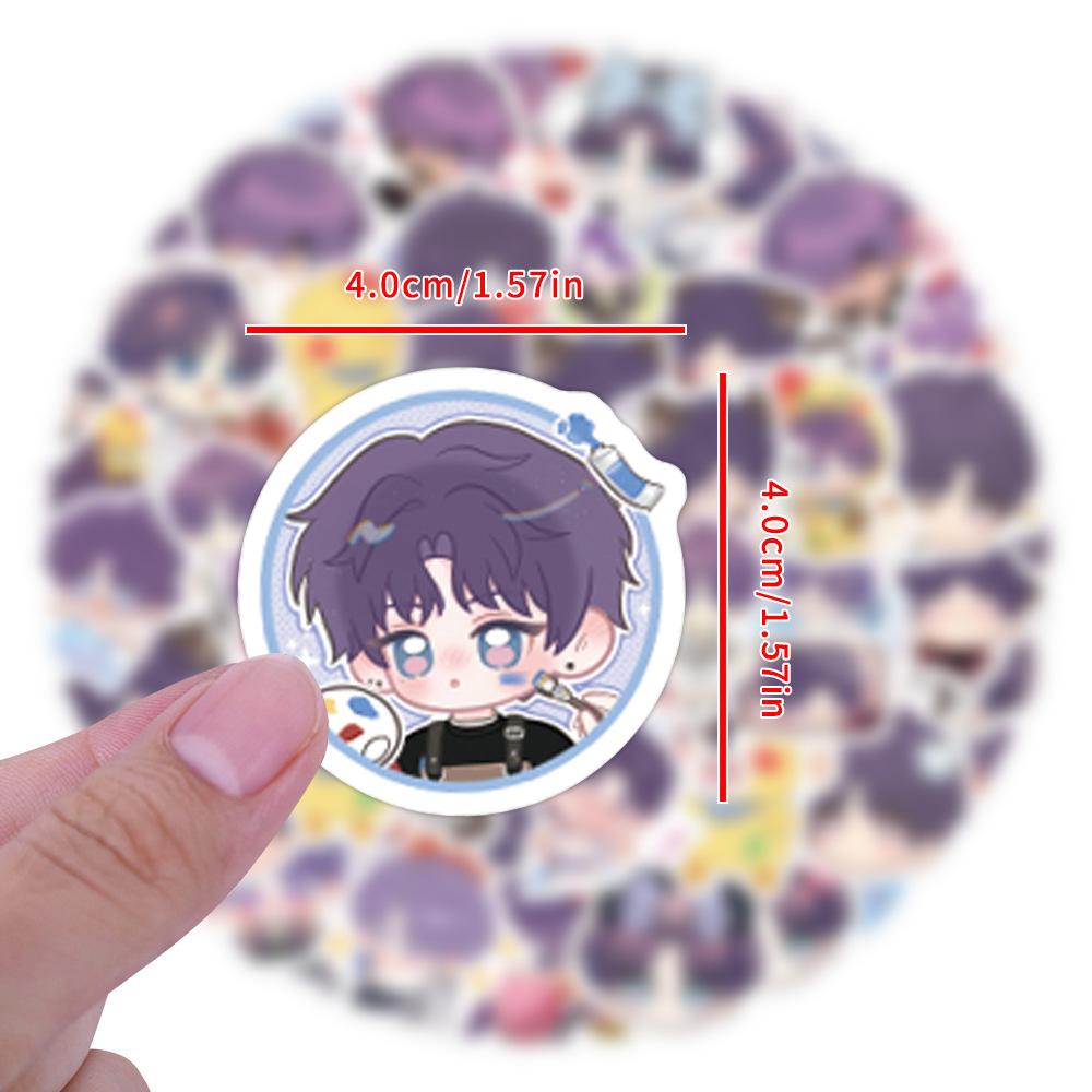 100 New Models Qi Yu QQ People Cartoon Graffiti Stickers Decorate Refrigerator Mobile Phone Skateboard DIY Stickers