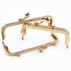 1 Stück 8,5-20 cm Metall Gold Geprägter Taschengriff Geldbörsenrahmen Kussverschluss für Damen-Handtasche Geldbörse DIY Handgefertigte Taschen Zubehör