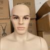 Standing Male Mannequin with Facial Features for Clothing Display