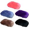Furry Armrest Cover Car Sheepskin Wool Fur Soft Auto Center Console Cover Universal Truck Armrest for Seat Box Pad for W