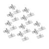 10pcs Wardrobe Security Door Gate Bolt Cold Rolled Steel Door Hasps Latches Thicken Locker Padlock Hasp Easy To Install
