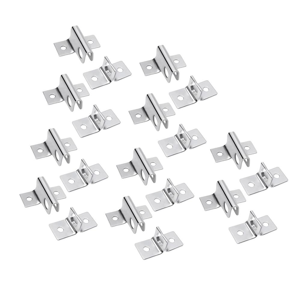 10pcs Wardrobe Security Door Gate Bolt Cold Rolled Steel Door Hasps Latches Thicken Locker Padlock Hasp Easy To Install