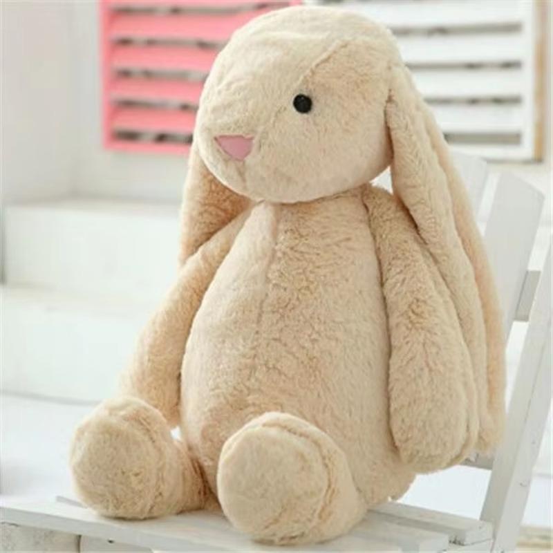 Soft Stuffed Animal Benny Rabbit Bunny Baby Doll Big Ears Rabbit Plush Toy Custom Wholesale