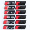 Car Accessories Front Grille Emblem for Hot Sline 8 A4L A4 A5 A6L A1 A3 S3 S4 S5 S6 S7 SA6 A7 SQ5 SQ7 SQ3 Logo Badge Styling