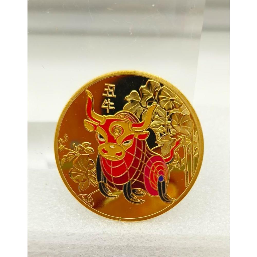 Twelve Zodiac Signs, Colorful Commemorative Medals, Red Gift Box, Creative Coins for the Twelve Zodiac Signs, Gifts, Christmas gift, Stocking stuffers