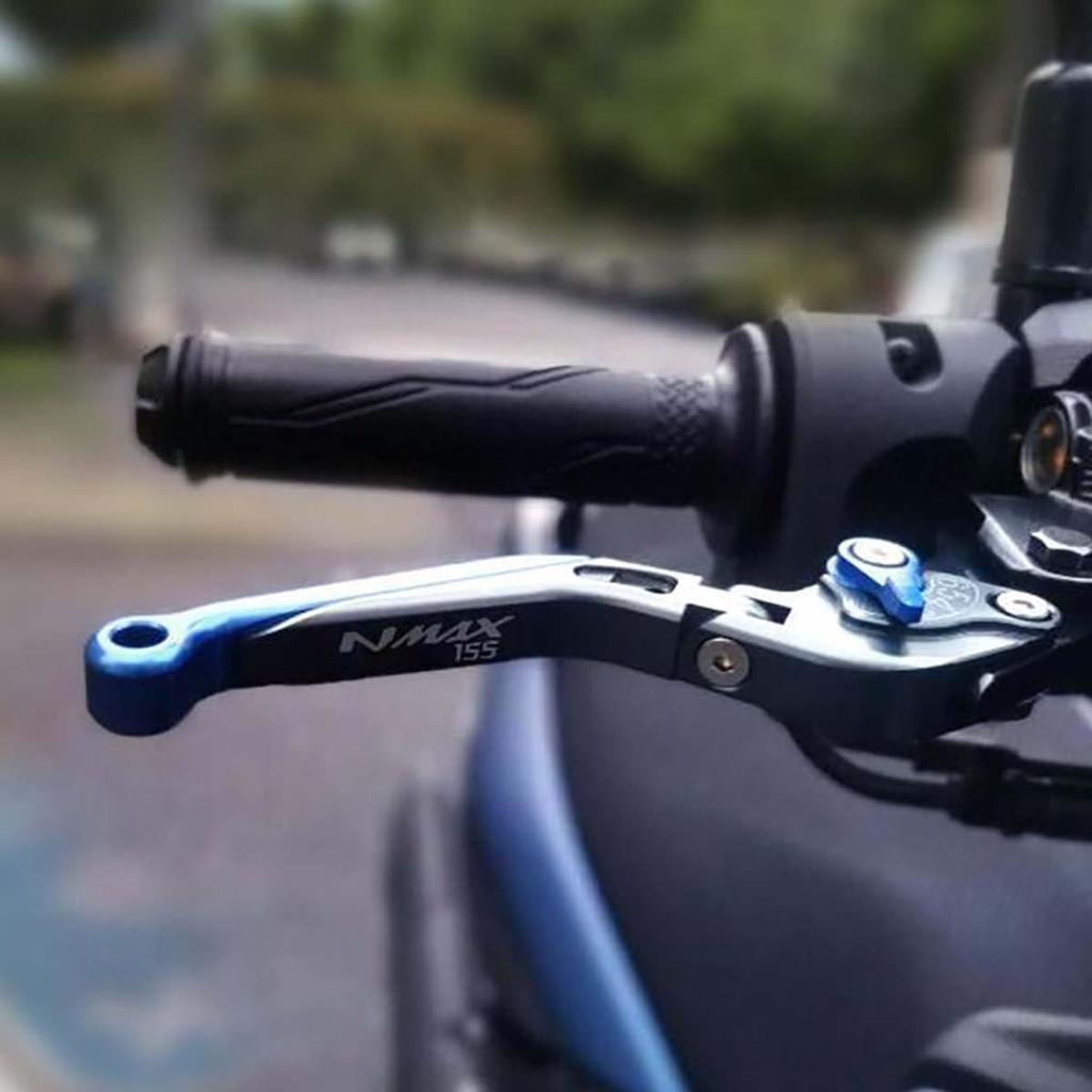 Yamaha NMAX 155 2020-2023 6 Regulowane Krótkie Klamki Hamulca i Sprzęgła (Żółty)